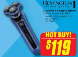 The Good Guys Remington Limitless X7 Rotary Shaver offer