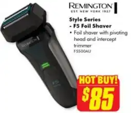 The Good Guys Remington Style Series - F5 Foil Shaver offer