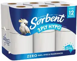 IGA Sorbent Toilet Tissue 3 Ply Selected Varieties offer