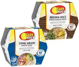 IGA SunRice Microwave Rice Cups Selected Varieties offer