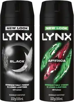 IGA Lynx Deodorant Body Spray Selected Varieties offer