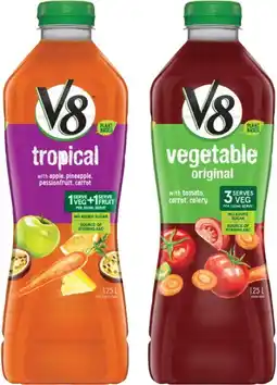 IGA V8 Fruit & Vegetable Juice Selected Varieties offer
