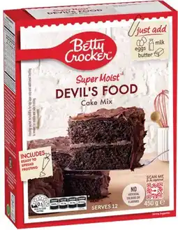 IGA Betty Crocker Chocolate Fudge Cake Mix offer