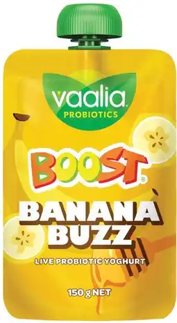 IGA Vaalia Boost Probiotic Yoghurt Selected Varieties offer