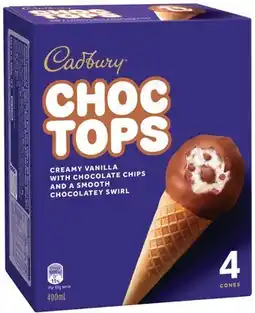 IGA Cadbury Choc Tops offer