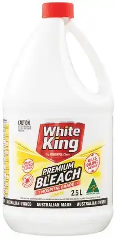 IGA White King Premium Bleach Selected Varieties offer