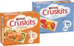 IGA Arnott’s Cruskits Crispbread Selected Varieties offer