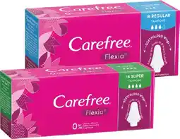IGA Carefree Flexia Regular or Super Tampons 16 Pack** Selected Varieties offer