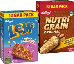 IGA Kellogg’s LCMs or Nutri‑Grain Bars 12 Pack Selected Varieties offer