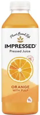 IGA Impressed Pressed Orange Juice Selected Varieties offer