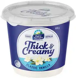 IGA Dairy Farmers Thick & Creamy Yoghurt Selected Varieties offer