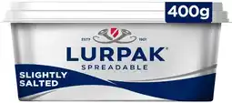 IGA Lurpak Spreadable Butter Slightly Salted offer