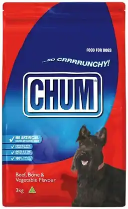 IGA Chum Dry Dog Food Selected Varieties offer