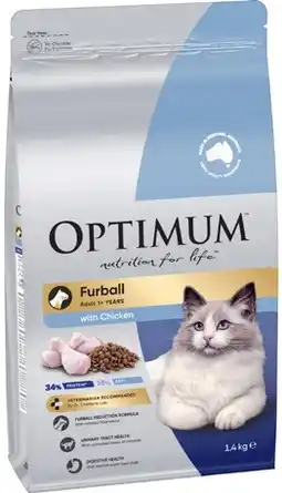 IGA Optimum Dry Cat Food Selected Varieties offer