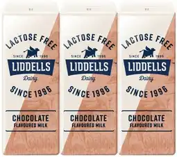 IGA Liddells Chocolate Flavoured Long Life Milk offer