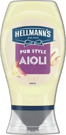 IGA Hellmann’s Squeezy Garlic Aioli offer