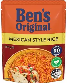 IGA Ben’s Original Flavoured Rice Selected Varieties offer