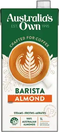 IGA Australia’s Own Barista Almond Milk offer