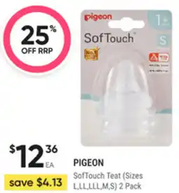 healthylife PIGEON SofTouch Teat offer