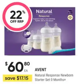 healthylife Avent natural response newborn starter set offer