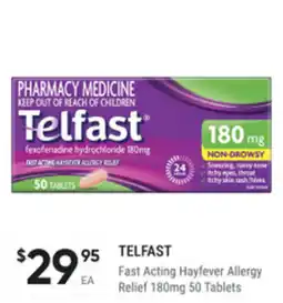 healthylife Telfast Fast Acting Hayfever Allergy Relief offer