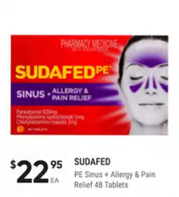 healthylife Sudafed pe sinus + allergy & pain relief offer