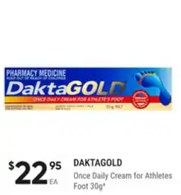 healthylife Daktagold once daily cream for athletes foot offer