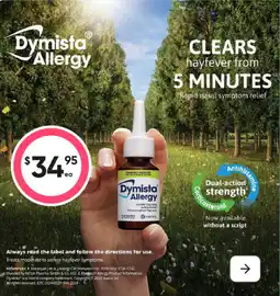 healthylife Dymista allergy offer