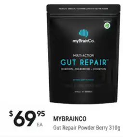healthylife Mybrainco gut repair powder berry offer