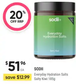 healthylife Sodii everyday hydration salts salty kiwi offer