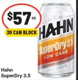 IGA Hahn superdry 3.5 offer