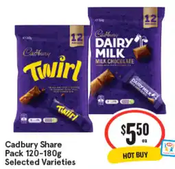 IGA Cadbury share pack offer