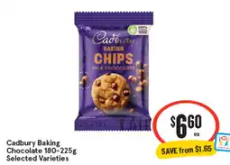 IGA Cadbury Baking Chocolate offer