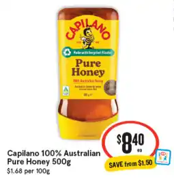 IGA Capilano 100% australian pure honey offer
