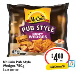IGA Mccain pub style wedges offer