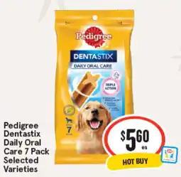 IGA Pedigree dentastix daily oral care offer