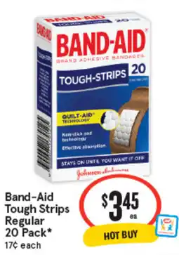 IGA Band-aid tough strips regular offer