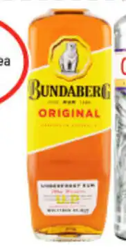 IGA Bundaberg original rum offer