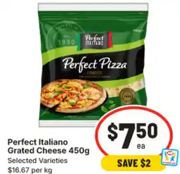 IGA Perfect Italiano Grated Cheese offer