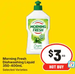 IGA Morning fresh dishwashing liquid offer