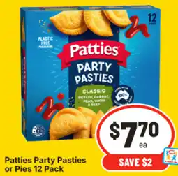 IGA Patties party pasties or pies offer