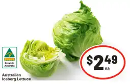 IGA Australian iceberg lettuce offer