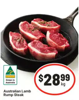 IGA Australian lamb rump steak offer