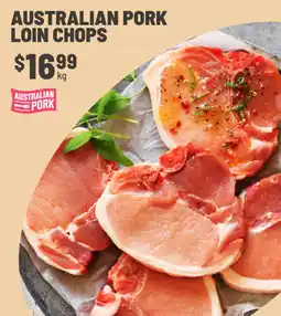 IGA Australian pork loin chops offer