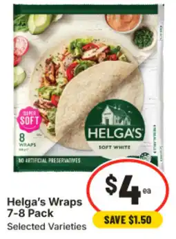 IGA Helga's wraps offer