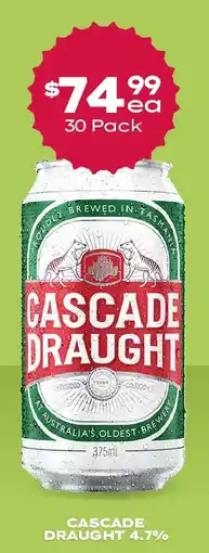 Thirsty Camel Cascade draught 4.7% offer