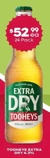 Thirsty Camel Tooheys extra dry 4.3% offer