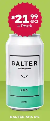 Thirsty Camel Balter xpa 5% offer