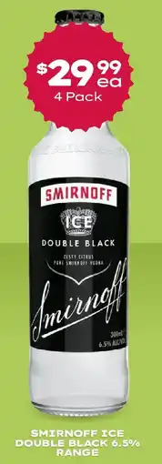 Thirsty Camel Smirnoff ice double black 6.5% range offer