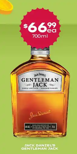 Thirsty Camel Jack daniel's gentleman jack offer